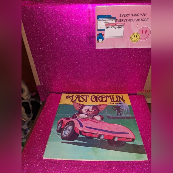 1984 Gremlins Story Books 1-3 and 5 with Record, No Scratches on record - Picture 13 of 16